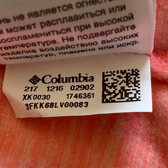Columbia Women’s Coral Colored Size MEDIUM Fleece Hoodie Pullover PRE-OWNED - Picture 5 of 5